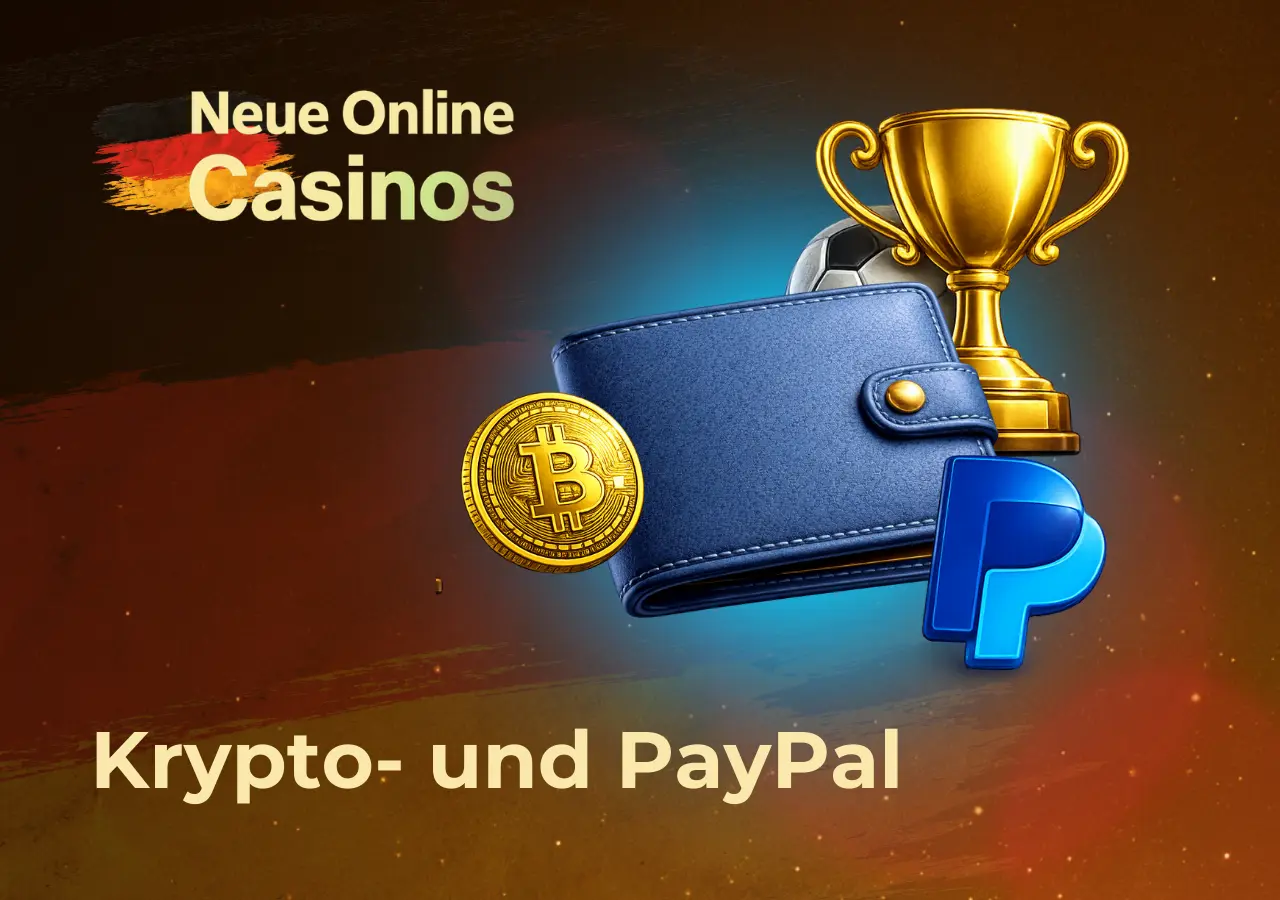 Krypto und PayPal für Sportwetten